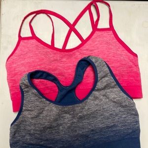 Set of 2 smart wool sports bras